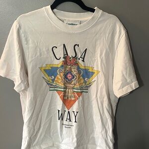 Casablanca White Graphic Tee
